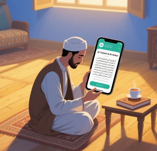 Al-Tasbeeh & Al-Azkar: Stillness in Your Pocket